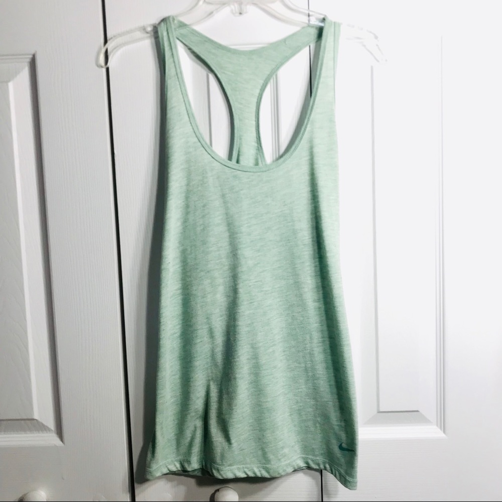 Nike Light Mint Green Racerback Dri-Fit Tank/S